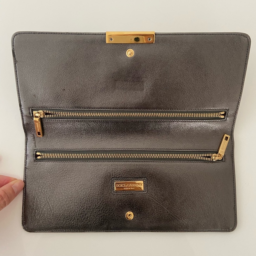 Dolce & Gabana Metallic Clutch